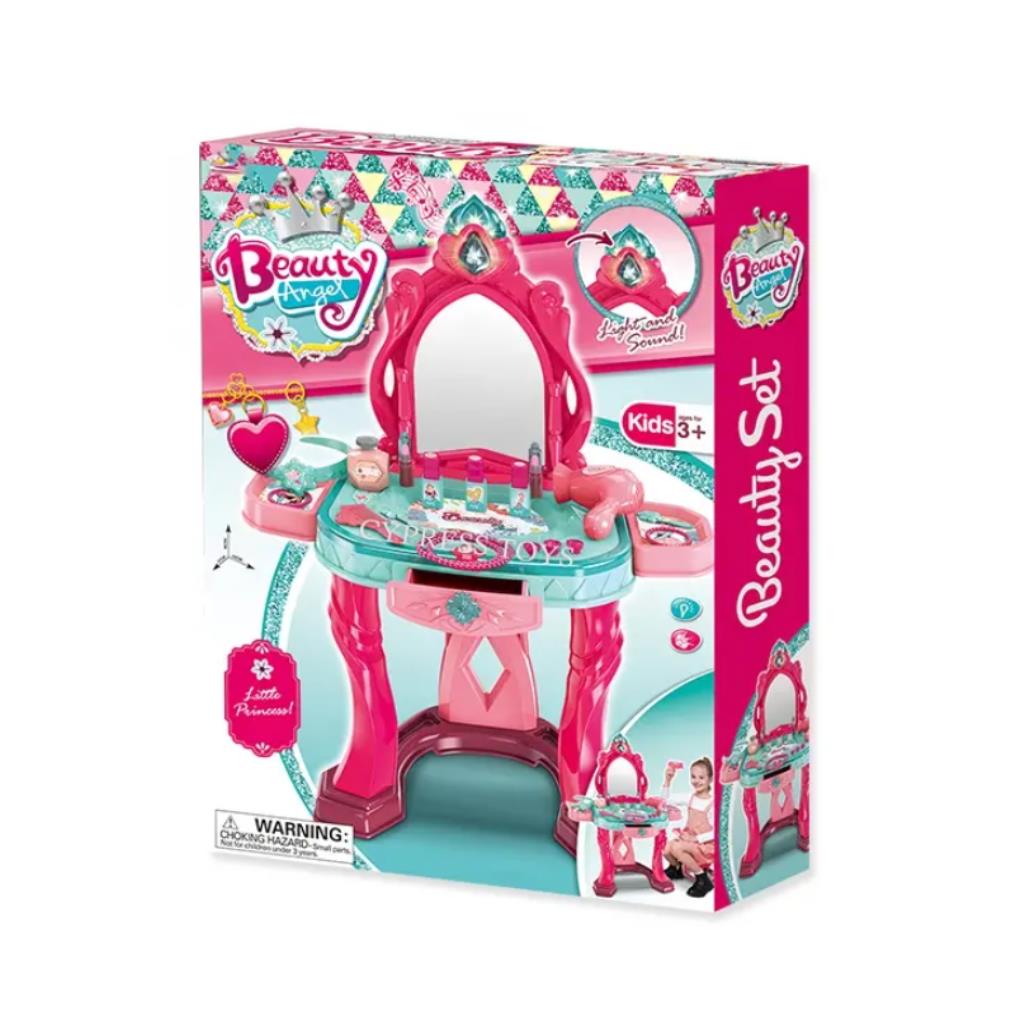 Kids Beauty Angel Vanity Set with Lights & Sound